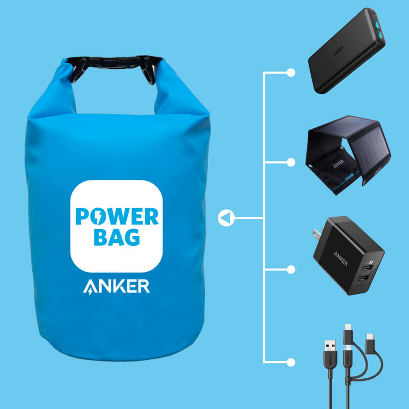 【2019年防災グッズまとめ】災害時の情報確保にスマホ必須！備えておくべきスマホ充電用モバイルバッテリー・充電器など総括｜Anker「Power Bag」