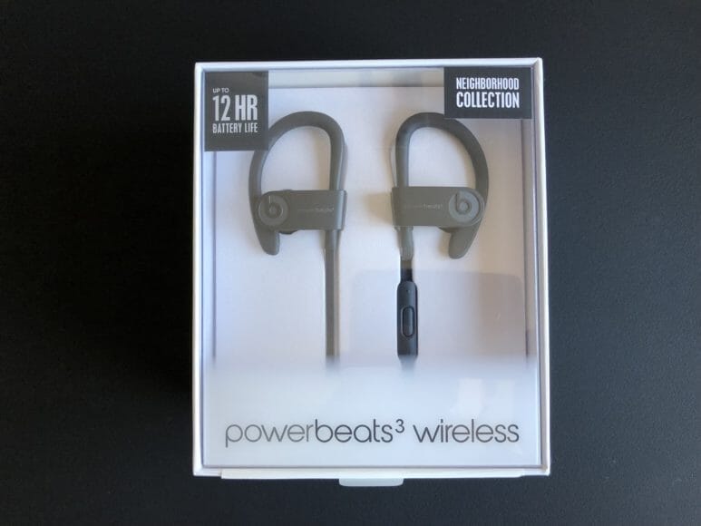 PowerBeats3 Wirelessの商品パッケージ