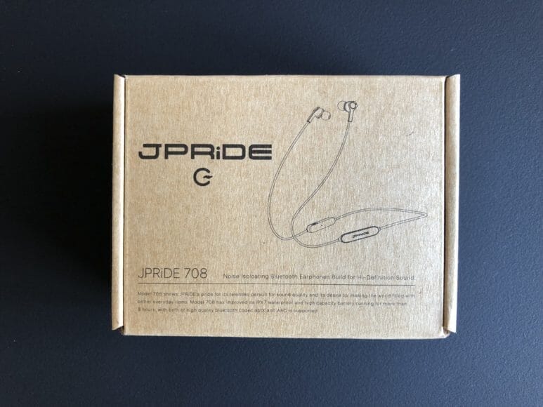 JPRiDE model 708の商品パッケージ