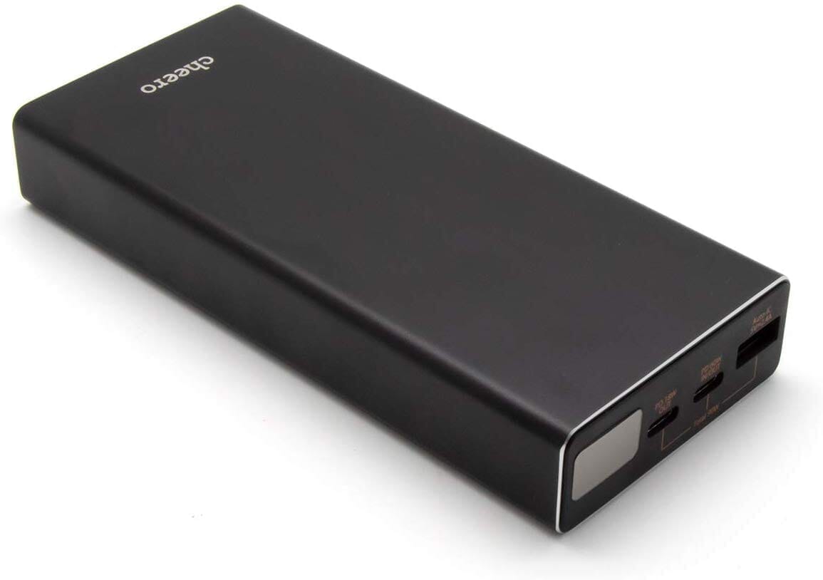 【cheero Power Plus 5 Premiumレビュー】60W高出力＆20000mAh大容量バッテリーで３ポート同時充電！超高スペックなPD急速充電対応モバイルバッテリー｜製品の公式画像