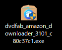 【決定版・アマゾンプライムビデオ録画方法】複数動画を一括録画！Amazonプライムビデオを画面録画してダウンロード保存する方法｜DL非対応動画も録画可能！｜録画方法：「dvdfab_amazon_downloader.exe」というファイルがダウンロードできたら、これをクリックして開きます。