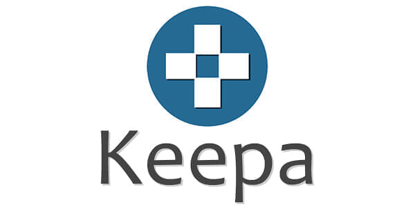【Amazon価格チェックツールKeepaの使い方】完全無料の便利ツール！Amazon Price Tracker「Keepa」の使い方｜価格推移を追跡して購入タイミングを逃さない！｜Keepaのロゴ