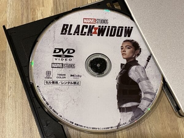 DVDコピー性能を検証：ディズニー作品『ブラック・ウィドウ』をISO形式で丸ごとコピーできました。