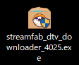 dTVの録画方法｜dTV動画コンテンツを丸ごと録画ダウンロードしてパソコンに永久保存する!!｜録画方法：「streamfab_dtv_downloader.exe」というファイルがダウンロードできたら、これをクリックして開きます。