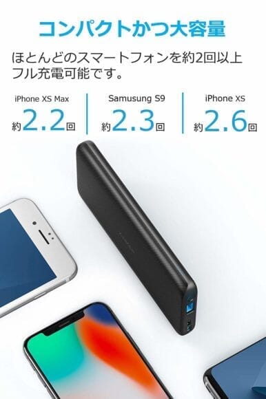 Anker「PowerCore Lite 10000」公式の製品画像2