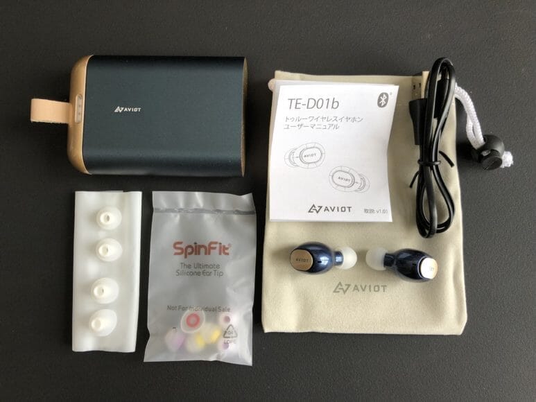 AVIOT「TE-D01b」の付属品一覧