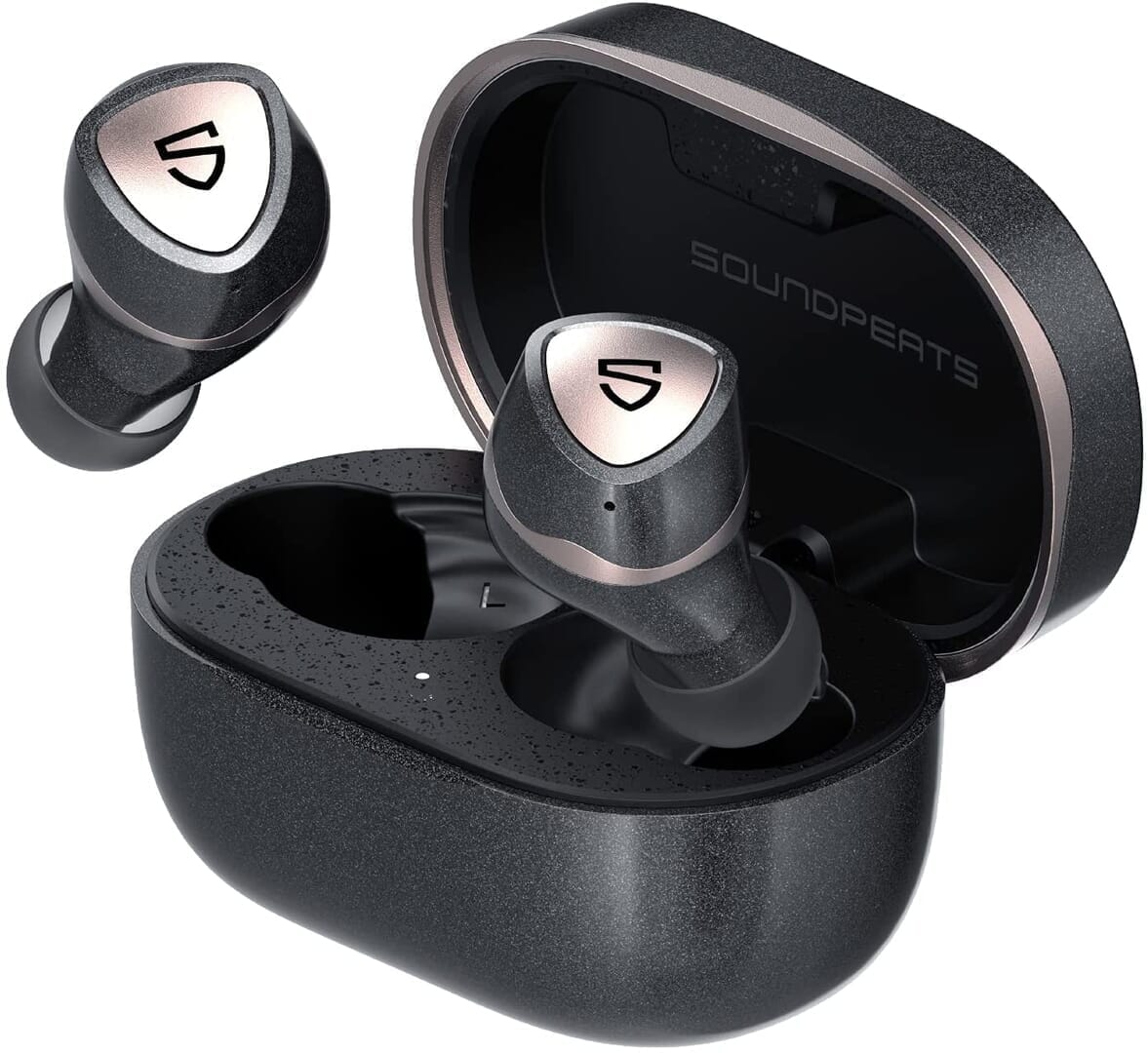 【SOUNDPEATS Sonic Proレビュー】超低遅延&デュアルドライバー音質の良さが際立つ!VGP2021金賞受賞の超高コスパ系完全ワイヤレスイヤホン|製品の公式画像