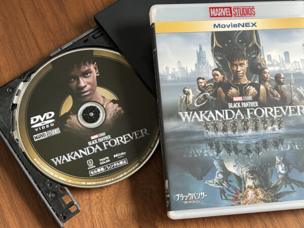 DVDコピー性能を検証:ディズニー作品『ブラックパンサー/ワカンダ・フォーエバー』をISO形式で丸ごとコピーできました。
